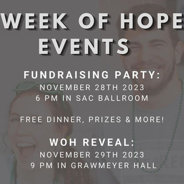 Week of Hope Reminder!