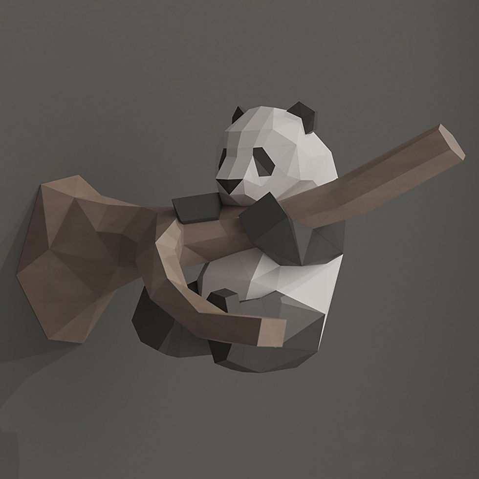 Thumbnail: Papercraft丨 Panda Pack