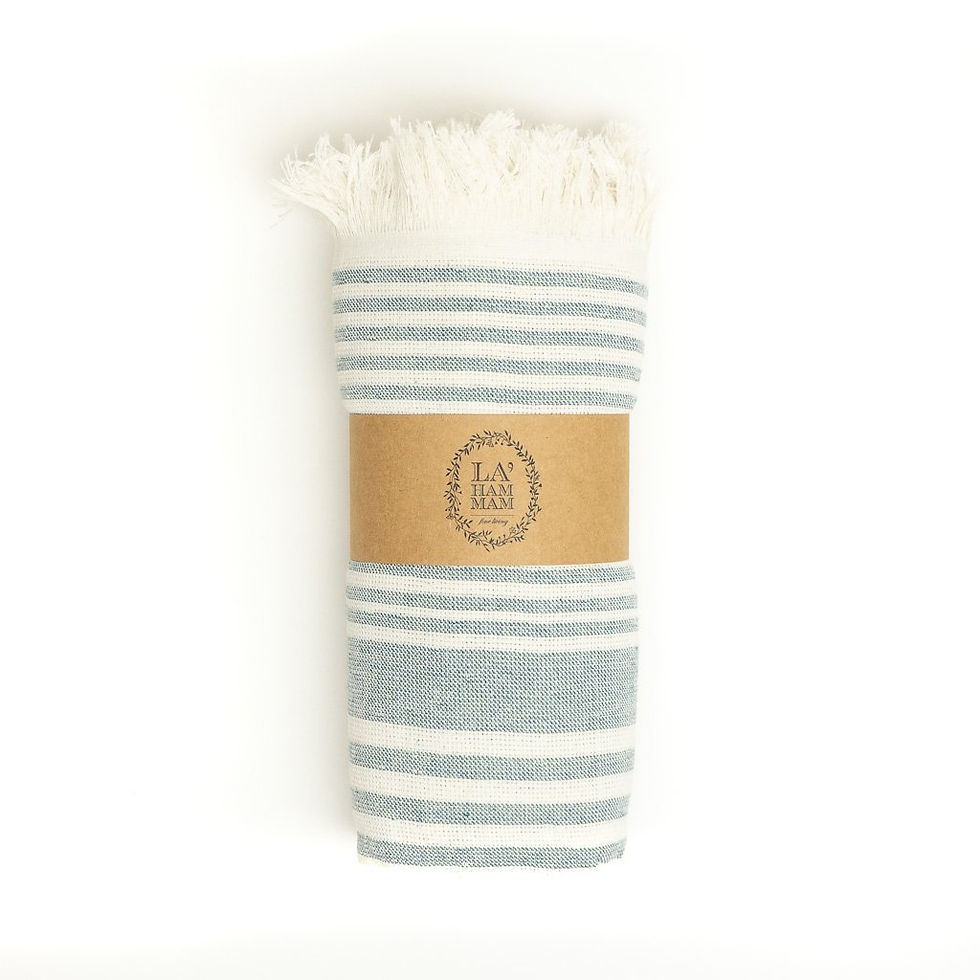Thumbnail: Andulus Peshtemal Pure Cotton Beach Towel