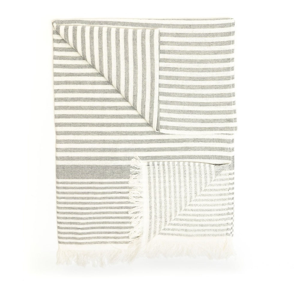 Thumbnail: Andulus Peshtemal Pure Cotton Beach Towel