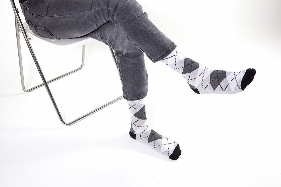 Thumbnail: Men's Funky Argyle Socks