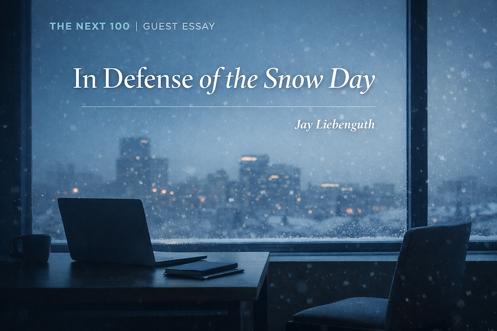 In Defense of the Snow Day