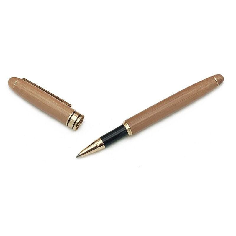 Миниатюра: 1 Set Personalized Bamboo Ballpoint Pen With Wooden Case; Customized Gift For G