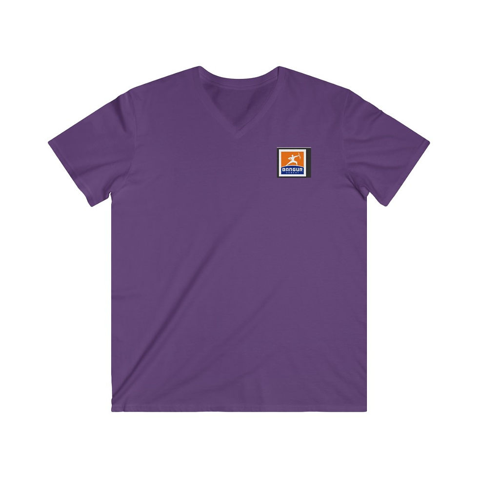 Miniaturbild: Men's Fitted V-Neck Short Sleeve Tee