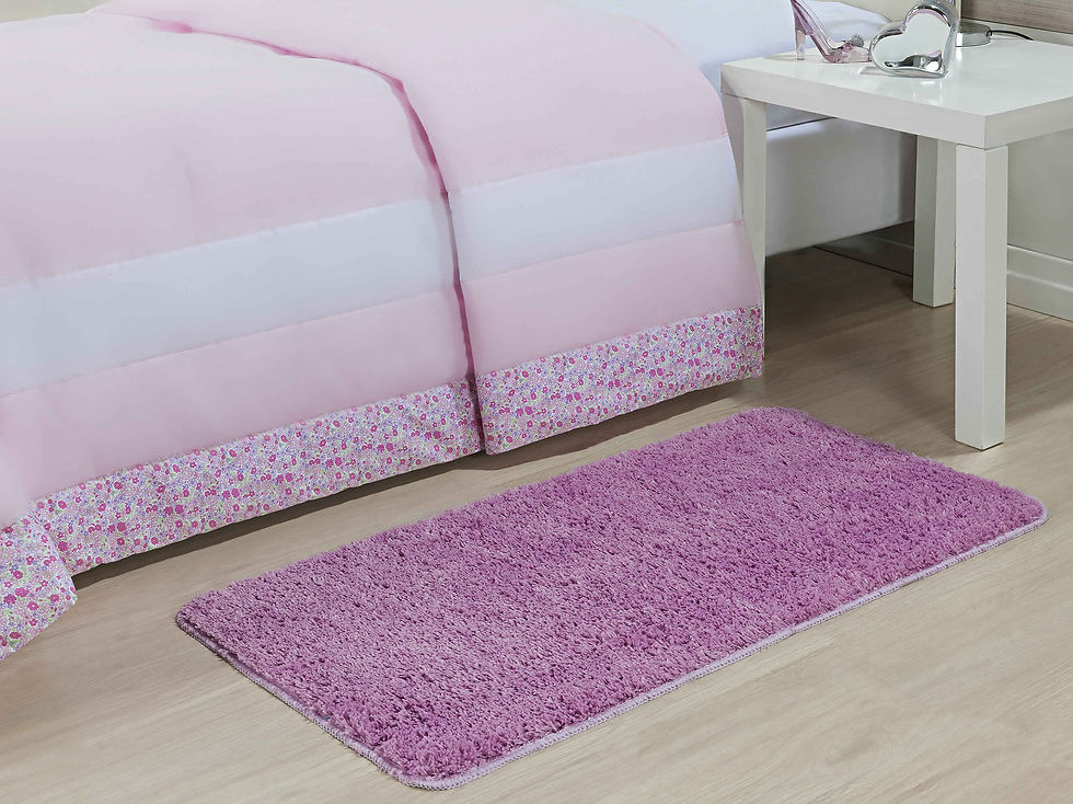 Tapete Peludo Rosa