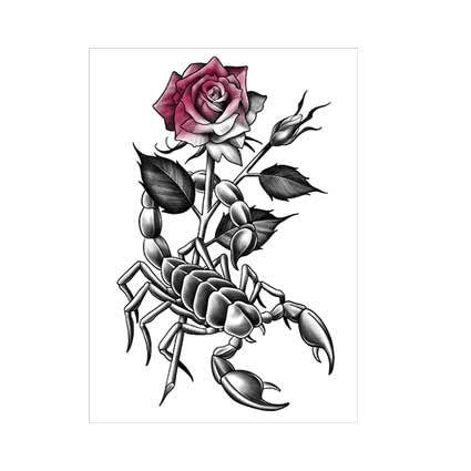 קעקוע זמני עקרב שושנה | קעקוע לשבוע