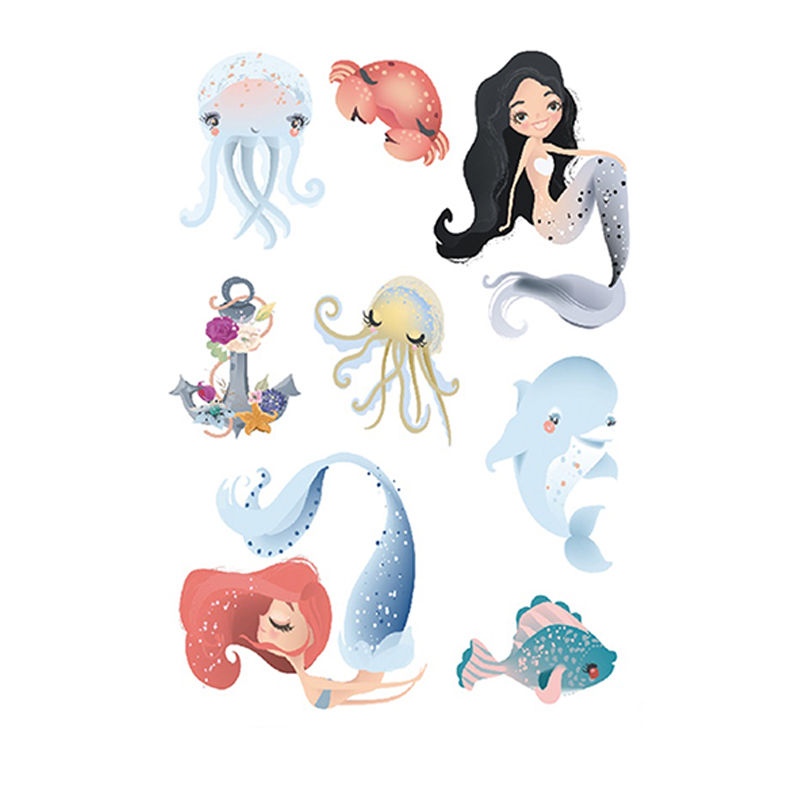 The Little Mermaid temp tattoo | בת הים הקטנה