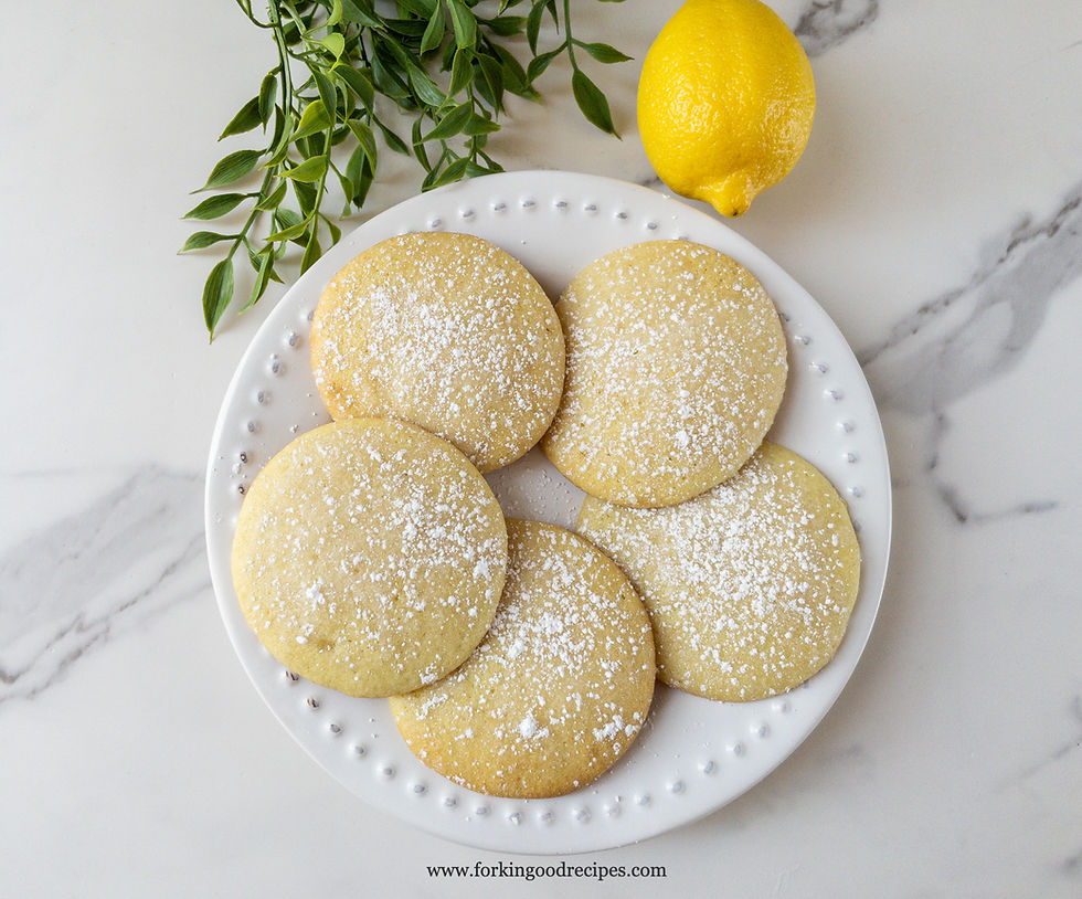 Lemon Cookies with Lemon Glaze ready to enjoy!