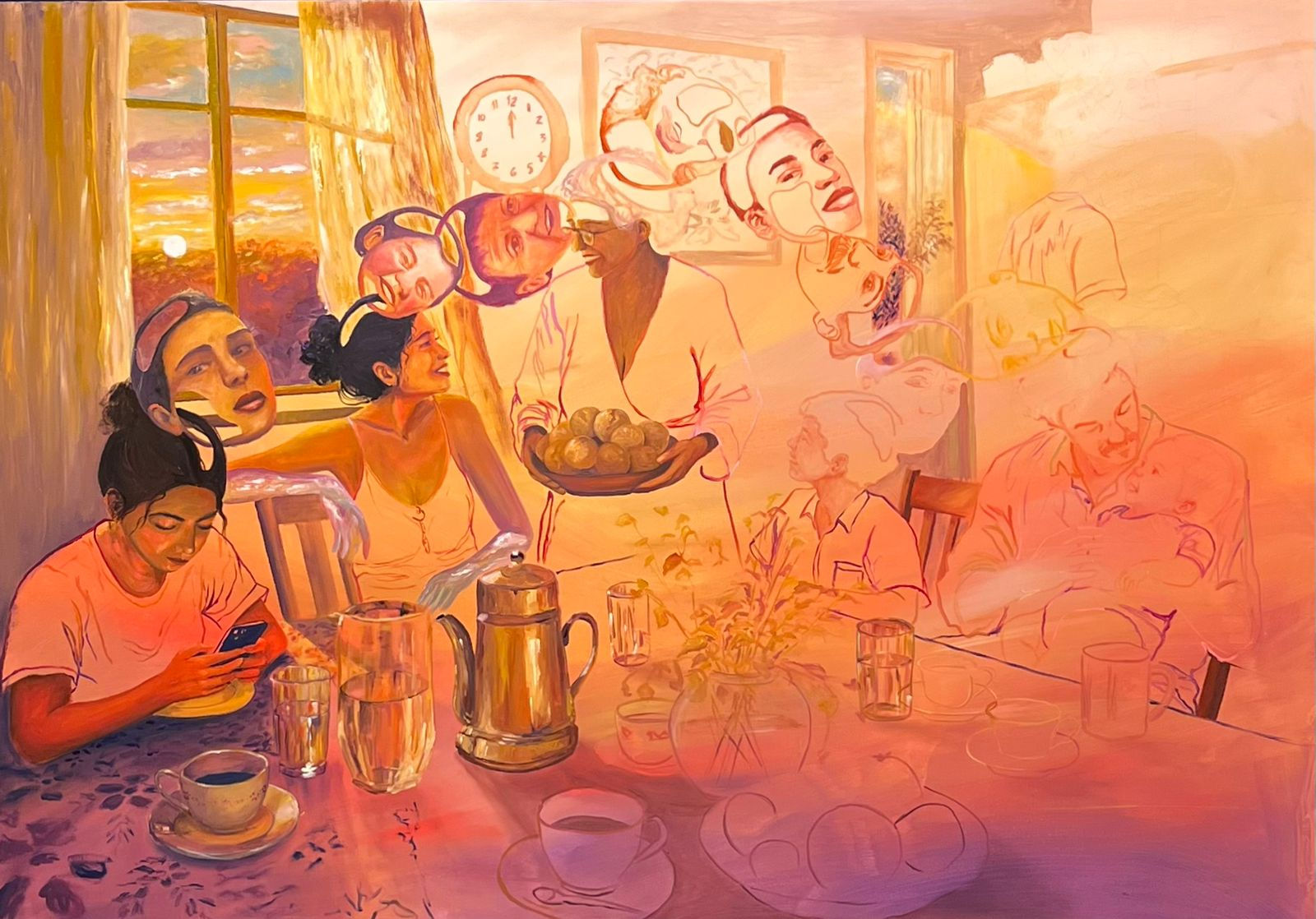 "Quando ainda era o agora" (140 x 200cm)