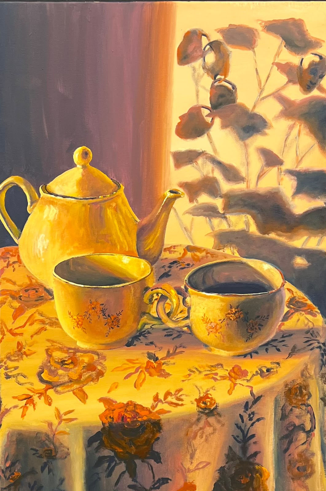 "Fica pra um café?" (60 x 40cm)