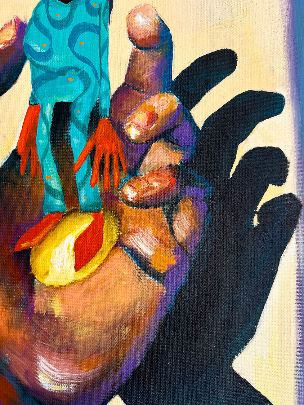 Miniatura: Obra: "O Eco do Ego" (30 x 40cm)