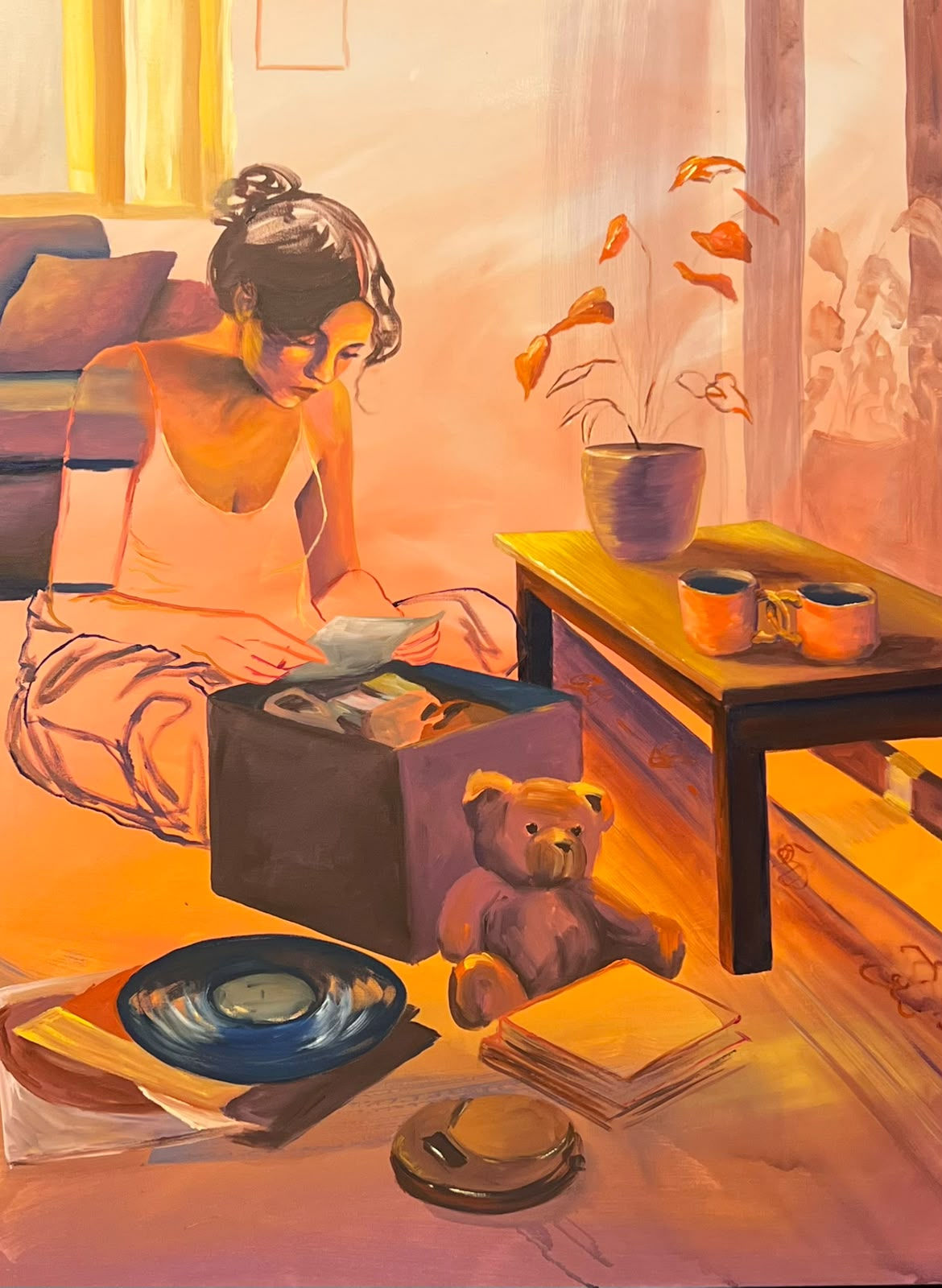 "Achados e guardados" (120 x 90cm)
