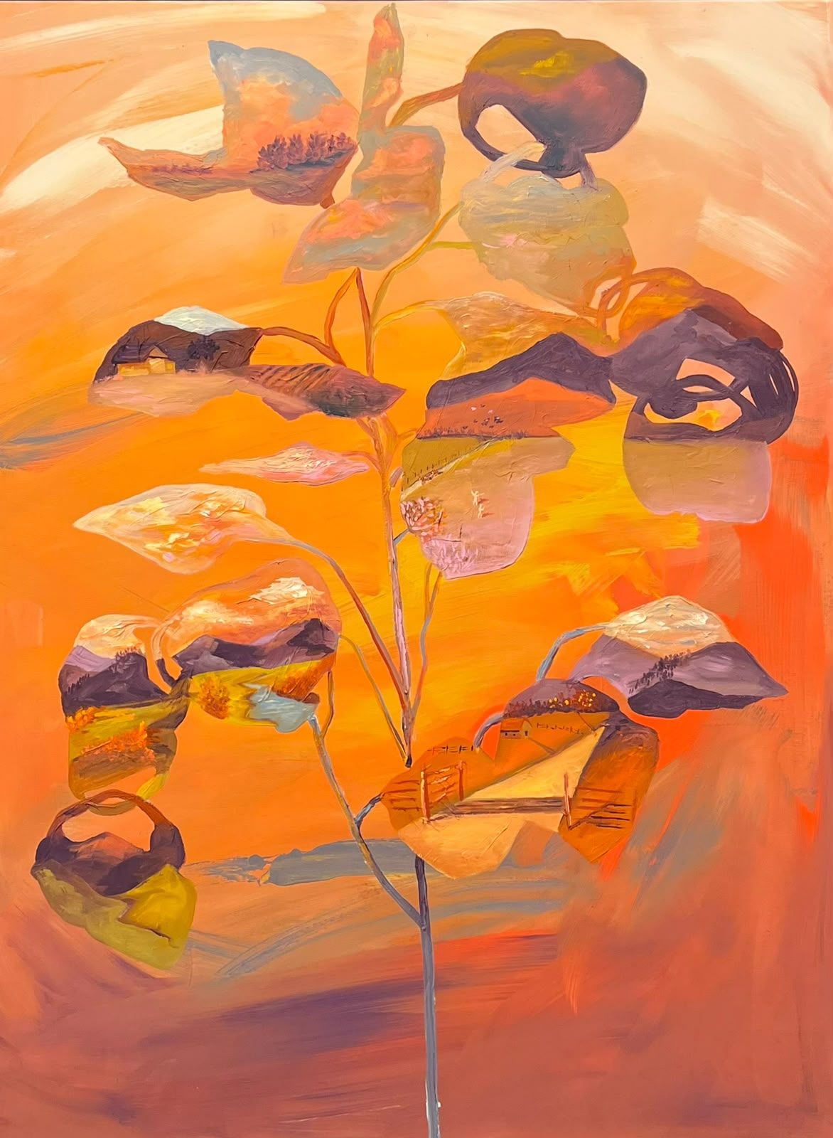 "Vistas que brotam" (120 x 90cm)