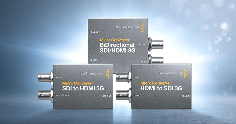 BMD 推出新款Micro Converter 3G系列轉換器