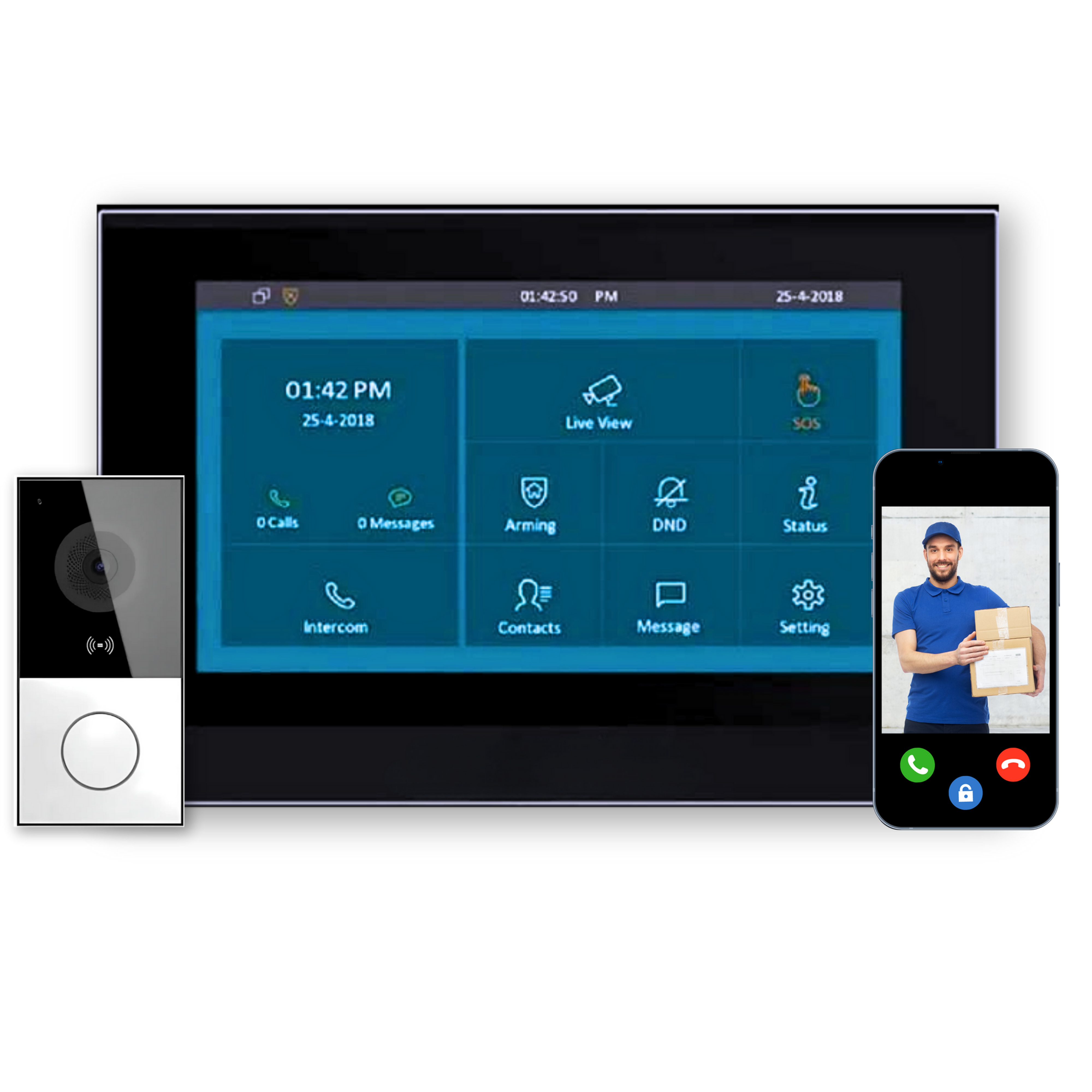Video Door Phone + Mobile Application