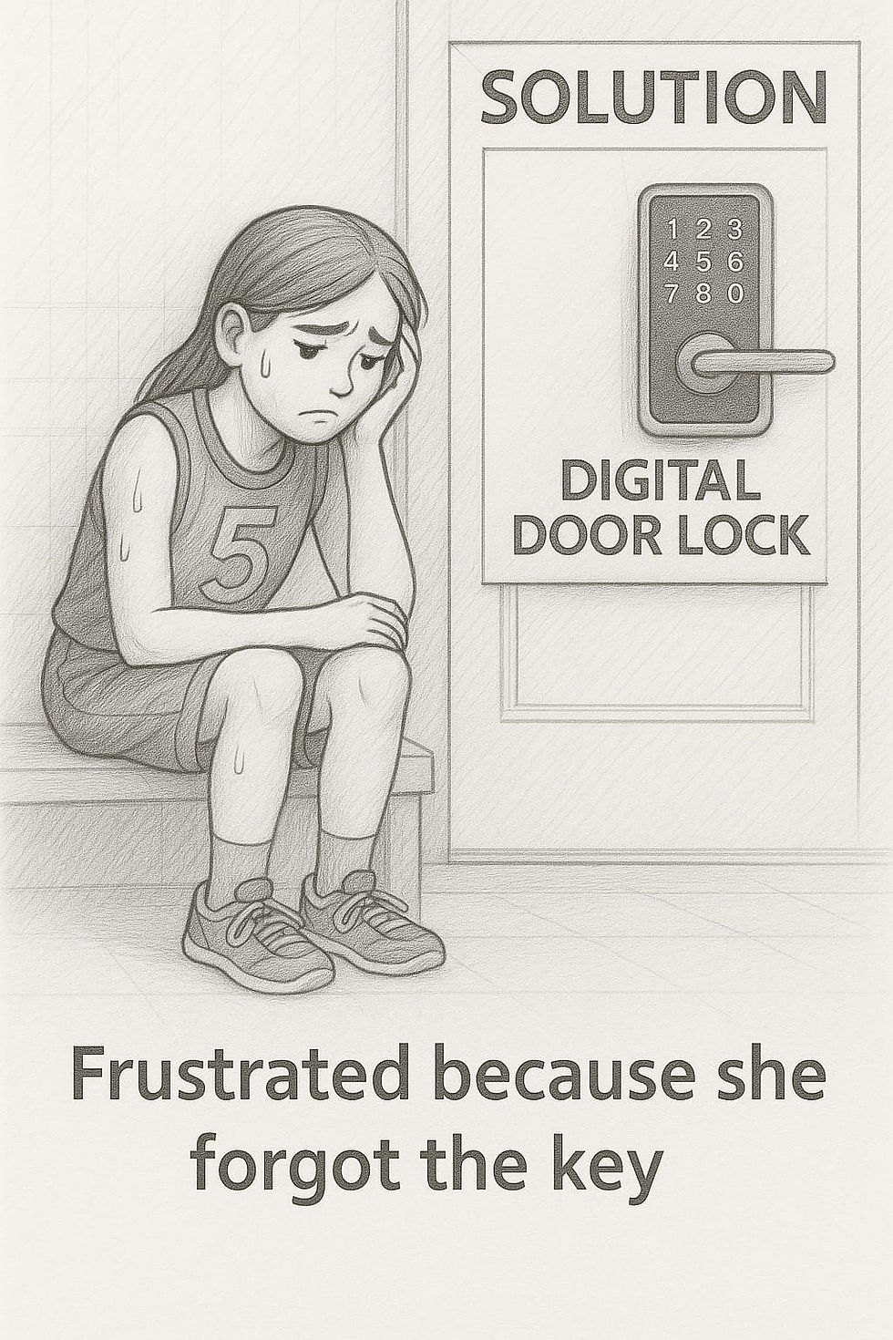 Shanaya doesn't have key for entry