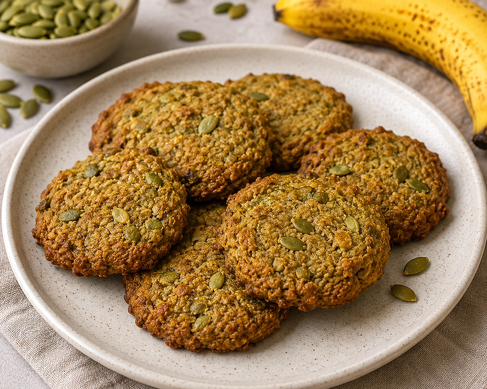 COOKIES DE SEMENTE DE ABÓBORA