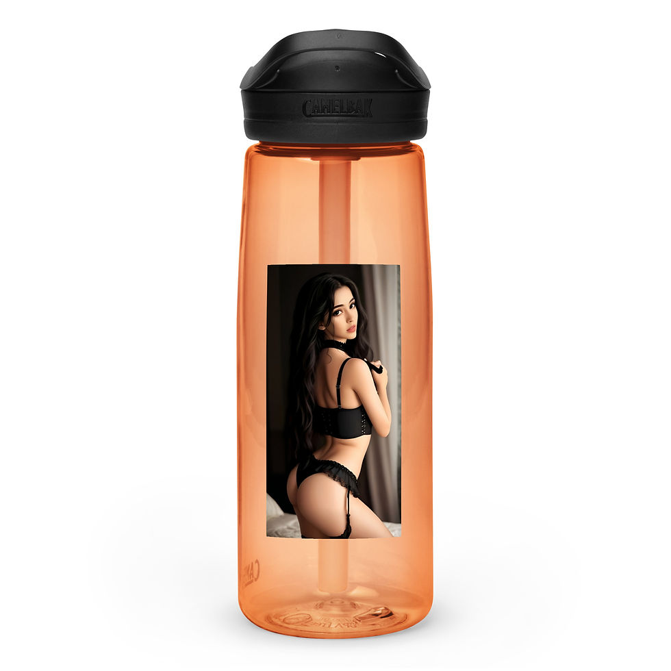 Thumbnail: Black Lingerie Sports water bottle