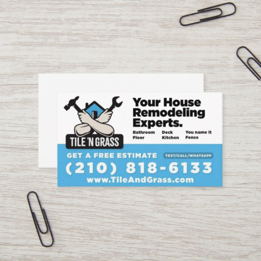 TileN'Grass - Business Card (U.S. Standard)
