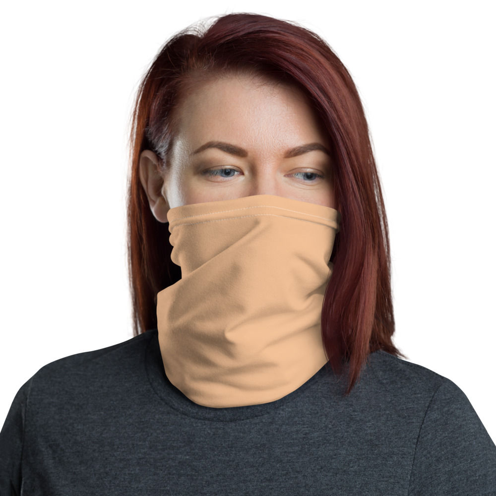 Nude Neck Gaiter (white stitches)