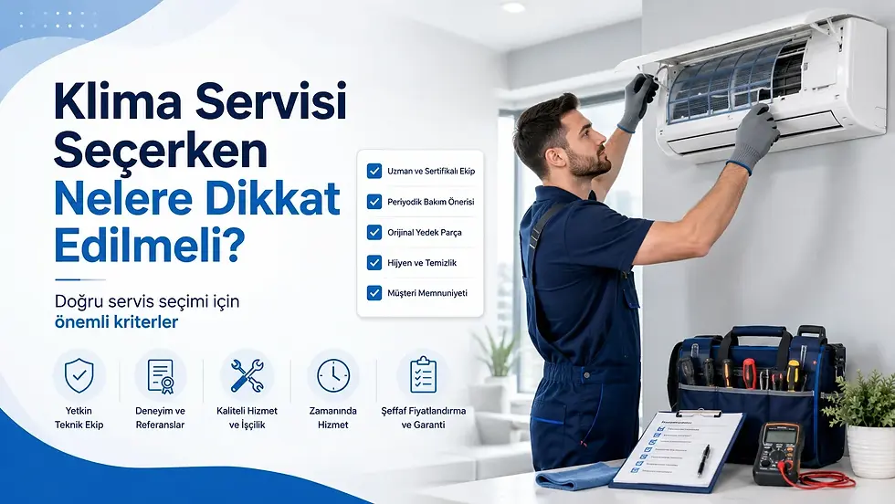Bursa klima servisi teknisyeni klima tamiri öncesi split klima kontrolü yaparken