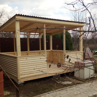 Юбка из блок хауса
