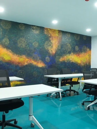 An interactive space that fosters experiential learning through group activities and guided training sessions.