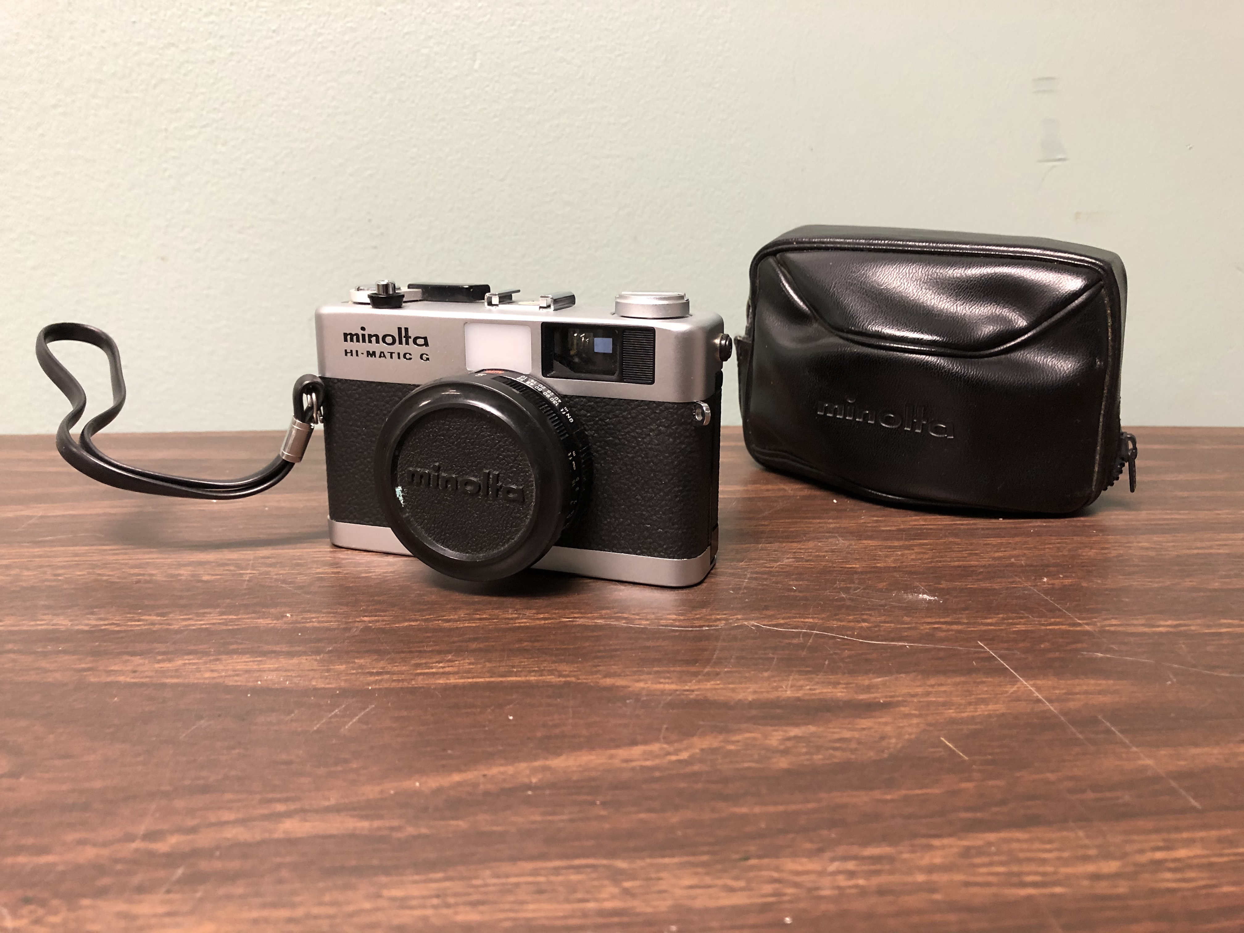 Minolta Film Camera with case