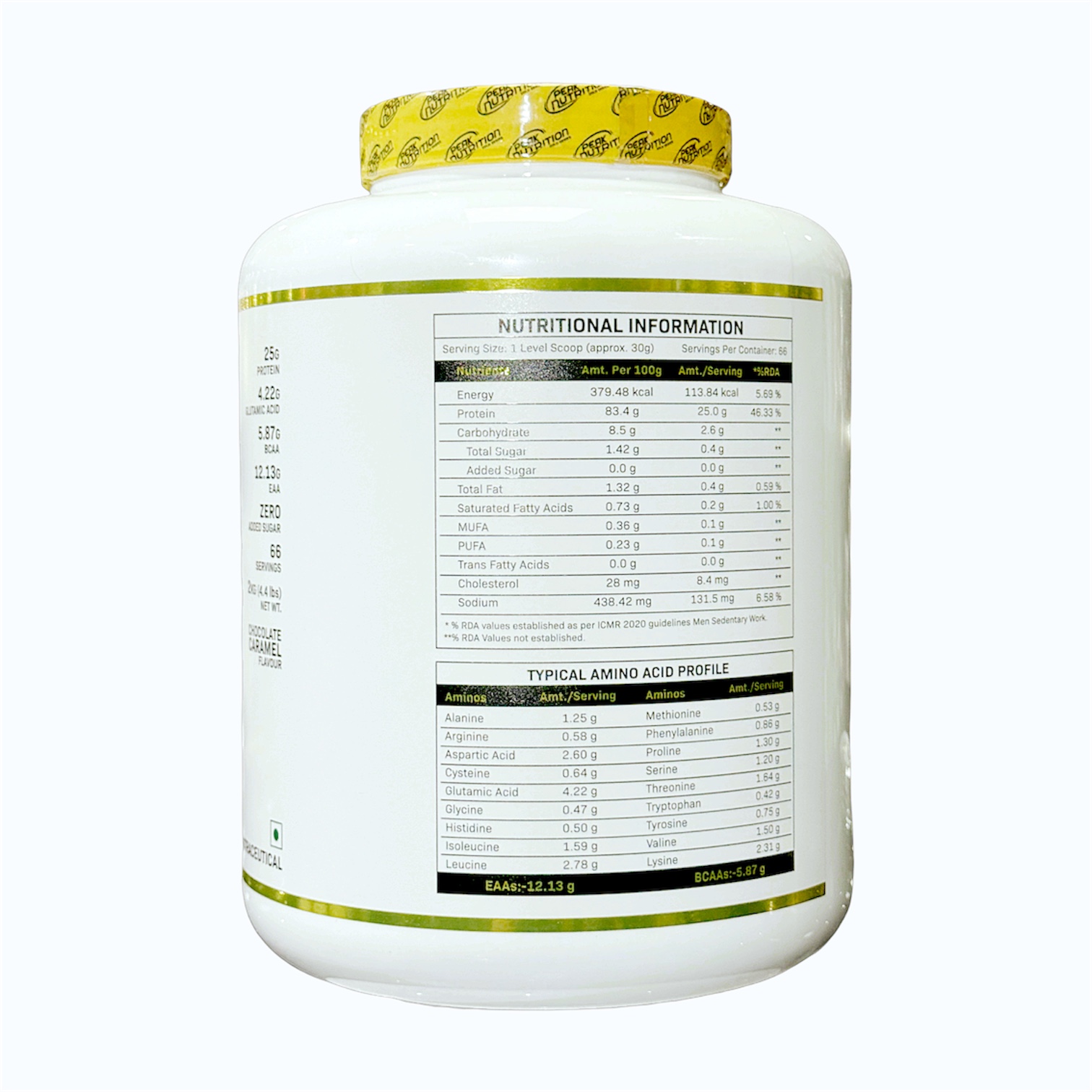 PEAK NUTRITION  GOLD ISOLATE 4.4 LBS view 3