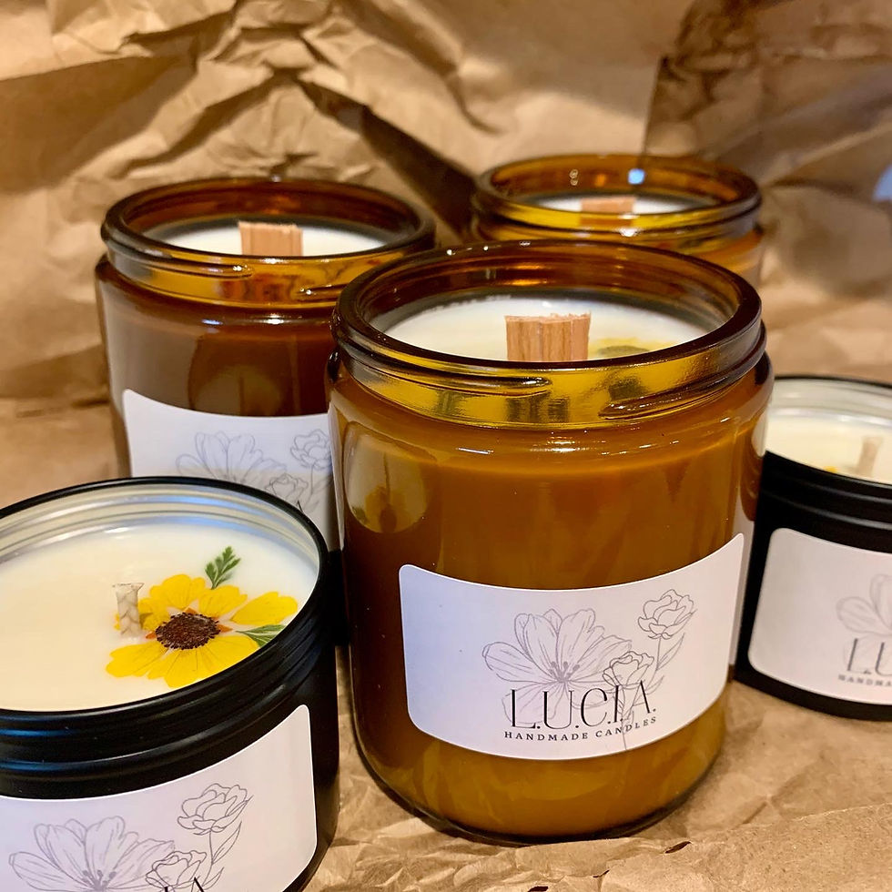 Thumbnail: Lucia’s Jar Candles /Wooden Wick