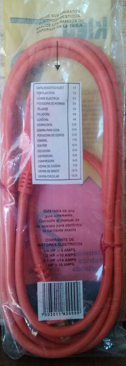 Extensión Eléctrica Polarizada de 2M