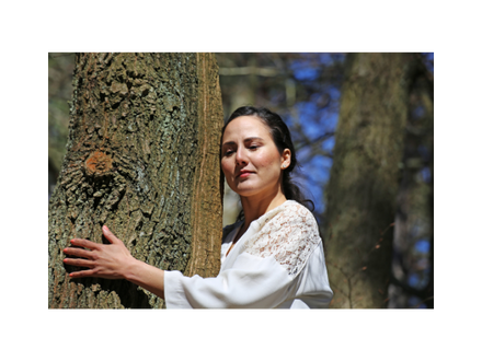 Ground yourself with the natural elements when forest bathing.