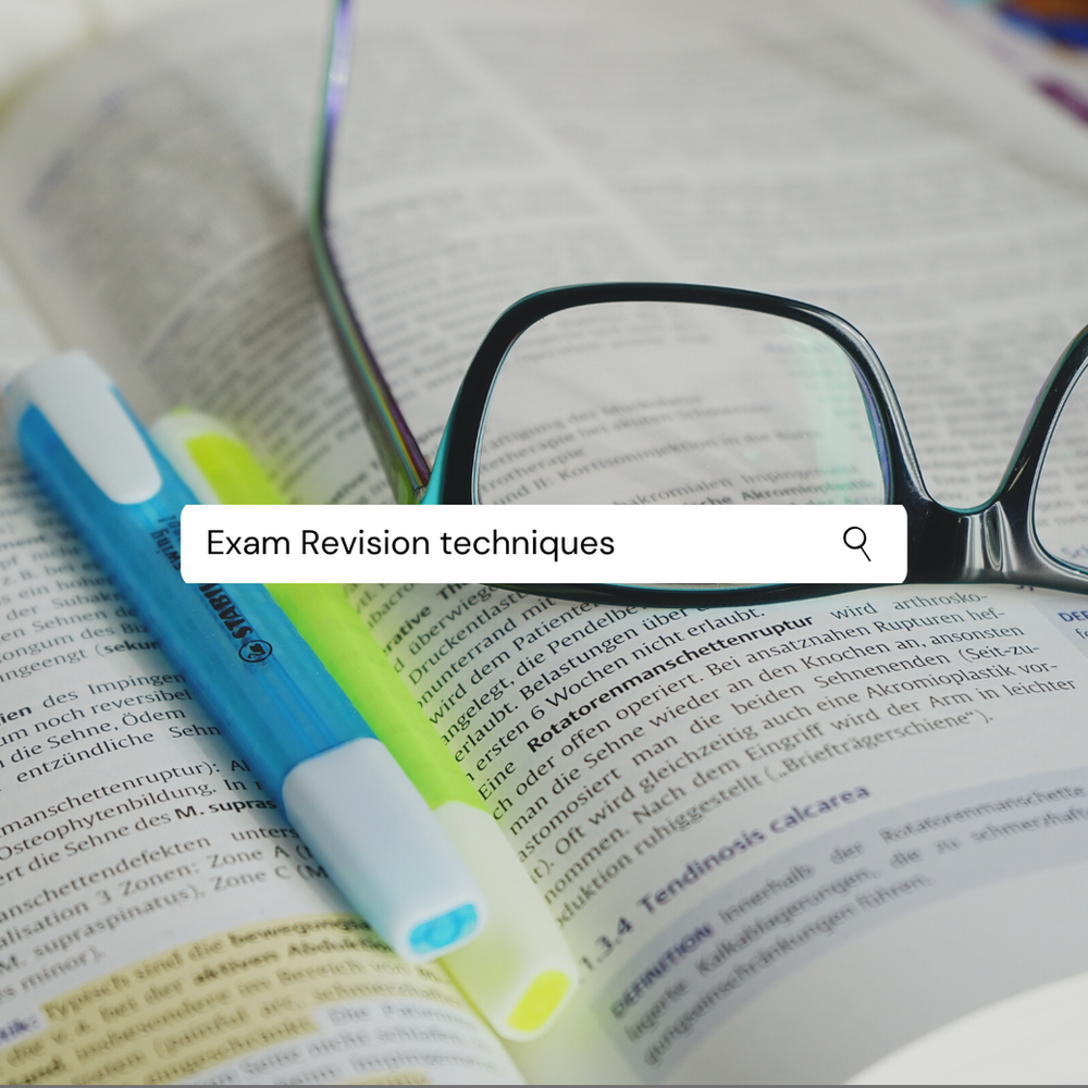 My exam revision techniques