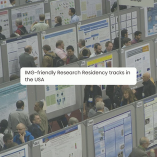 IMG-friendly Research Residency tracks in the USA