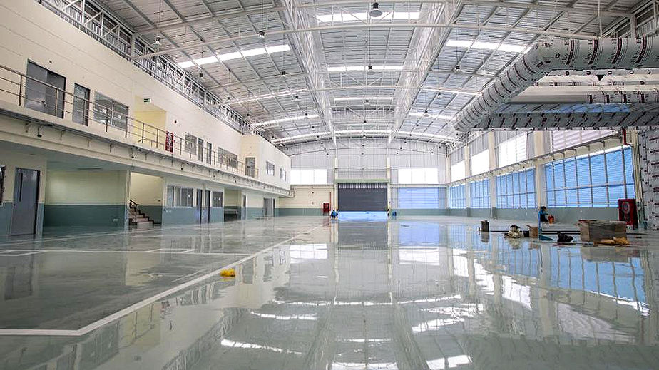 Resina antistatica per stabilimento industriale realizzata da RPM Italia