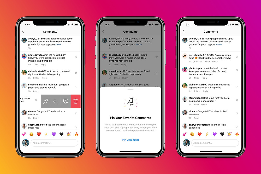 instagram - épingler - commentaire - réseaux - sociaux