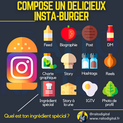 Compose un delicieux insta burger