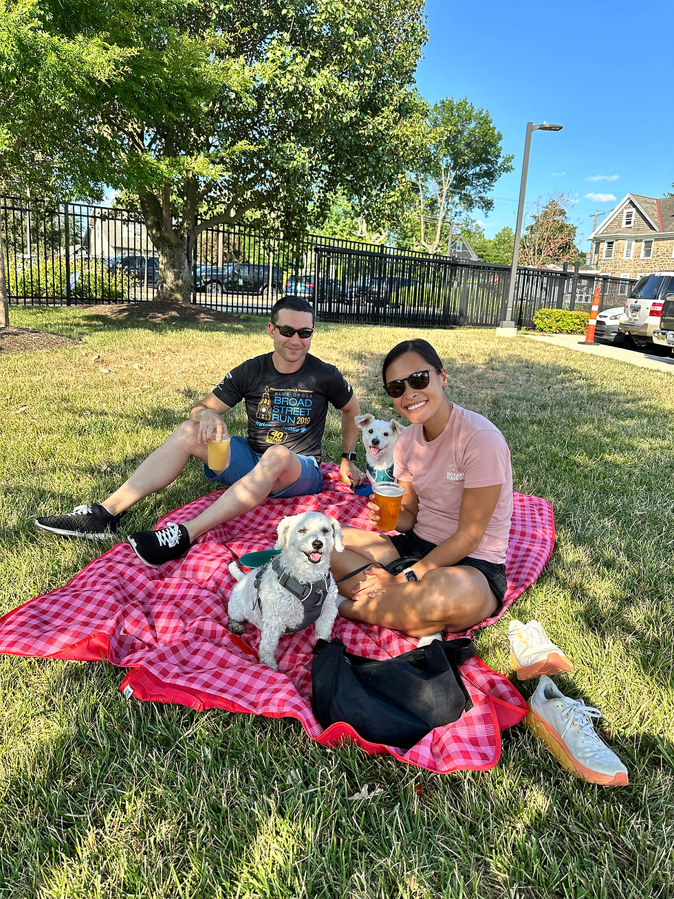 Couple with Dogs