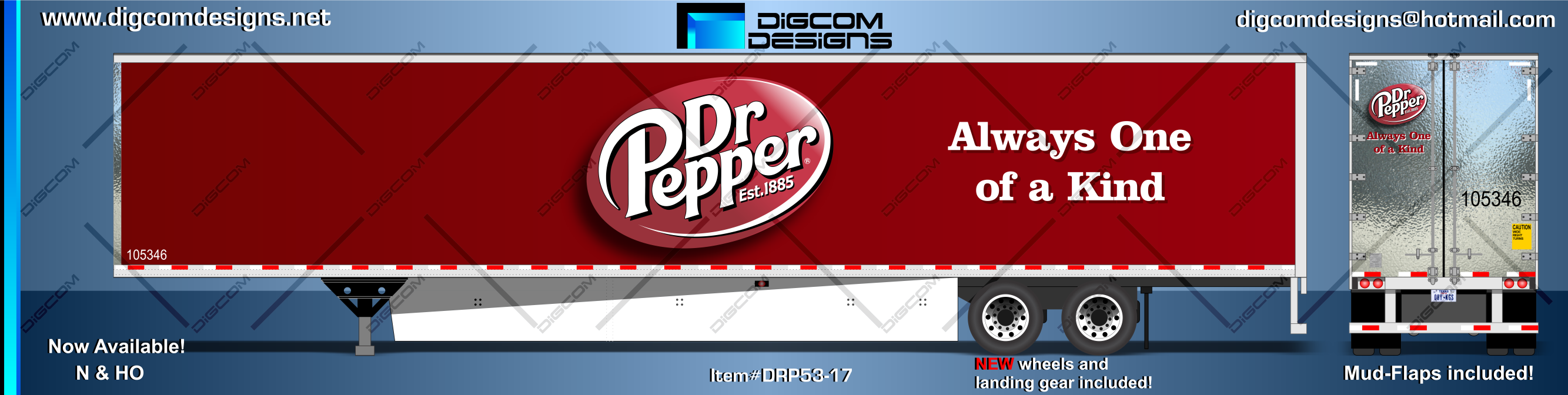 N- Dr. Pepper 53' dry trailer