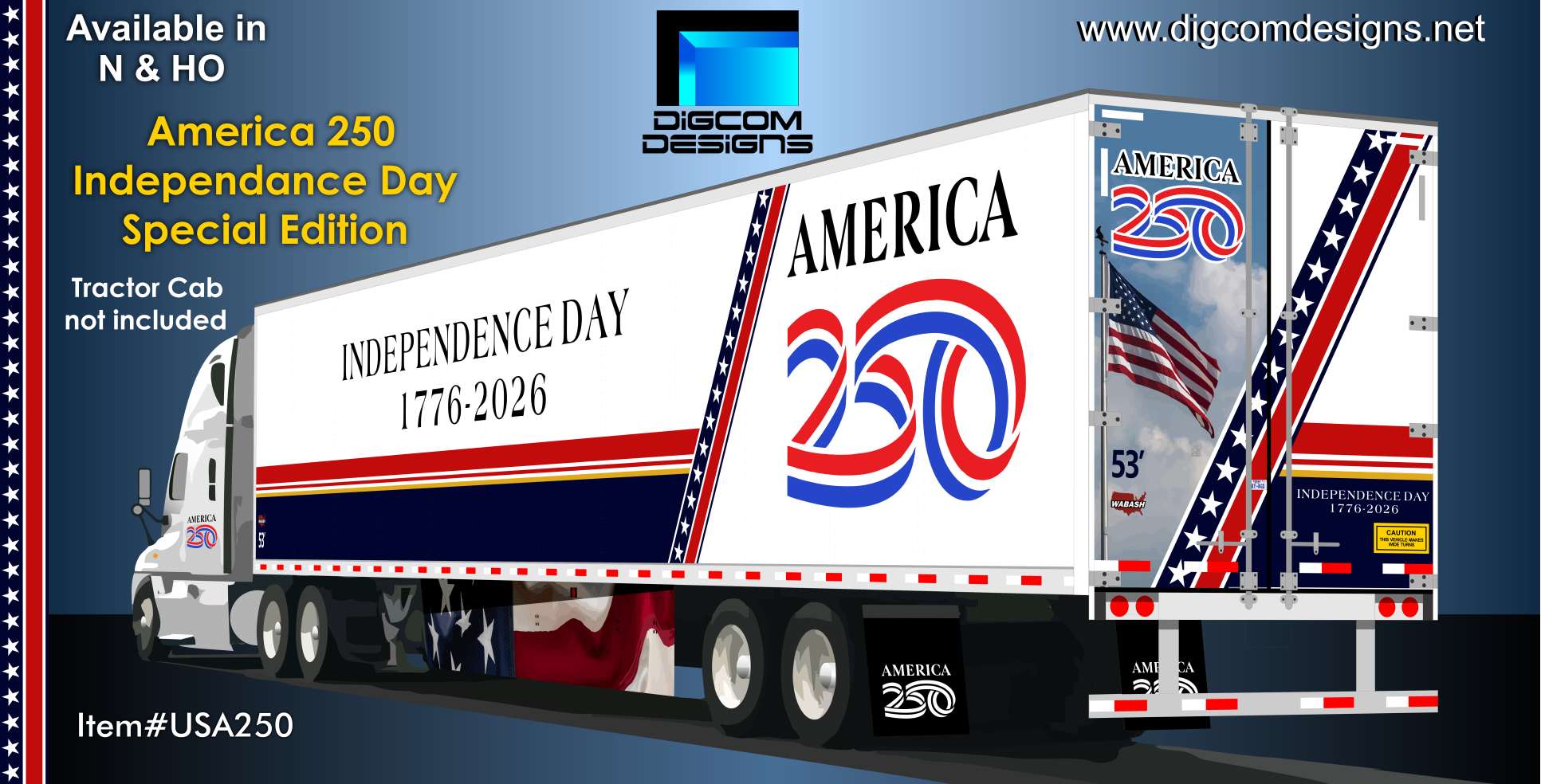 N - America 250 Commemorative Trailer