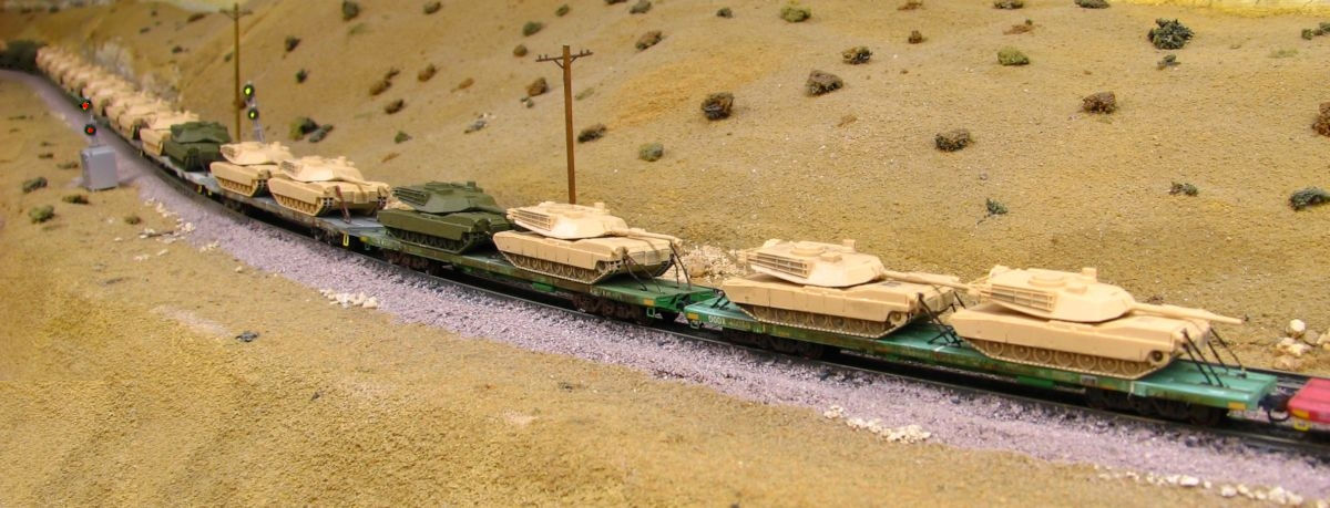 N-Tanques M1 Abrams (par) Micro-Trains