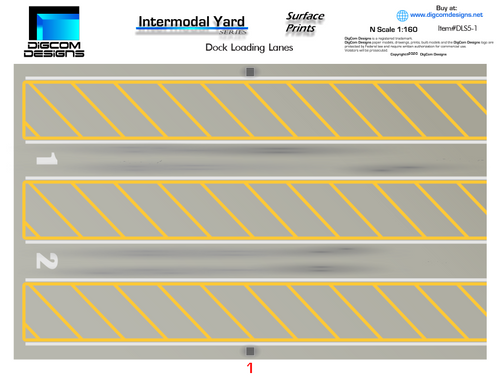 N- Port Loading Lanes / Surface Print [under crane] | DigCom Designs ...