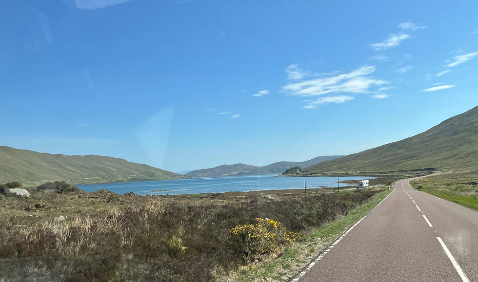 On the A87, also near Sconser