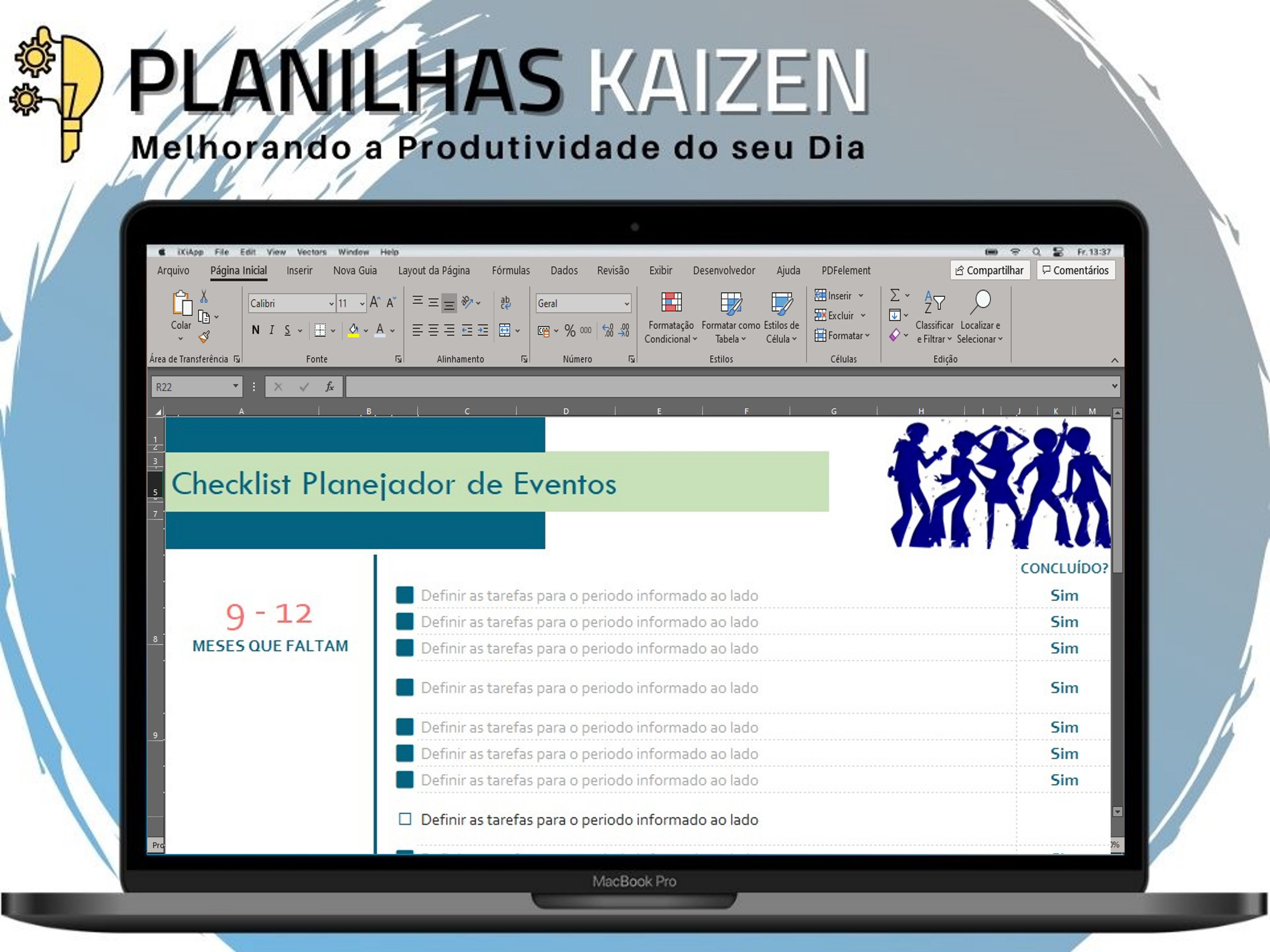 Planilha Planejamento de Festas