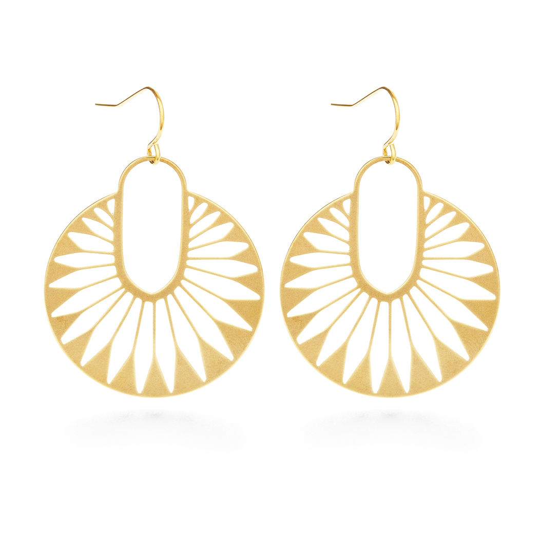 Large Dahlia Earrings