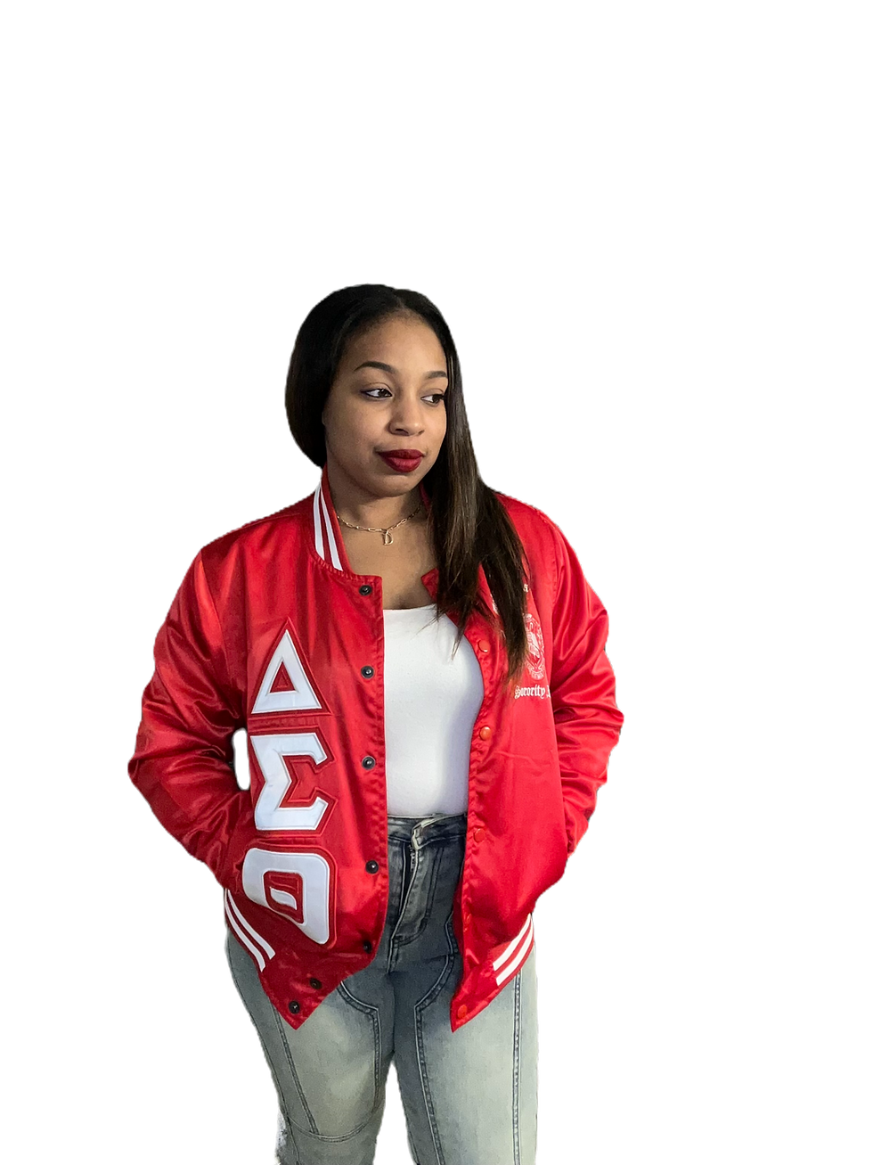 Thumbnail: Red Satin Jacket