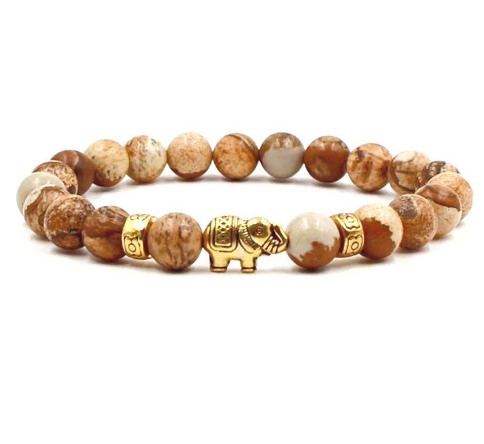 Thumbnail: Handmade Unisex Charm Bracelet Natural Stone