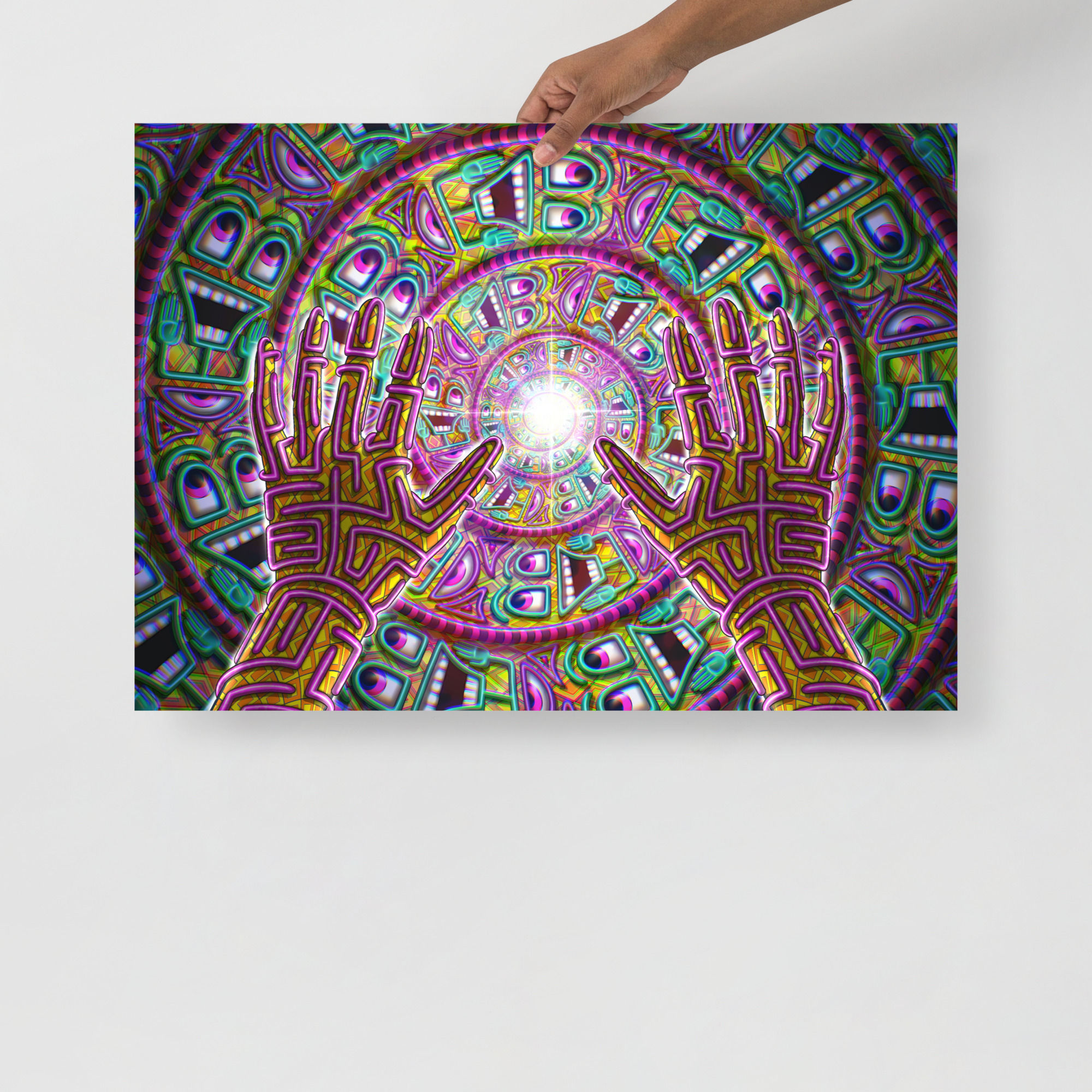’Ride the Spiral’ Matte Paper Print