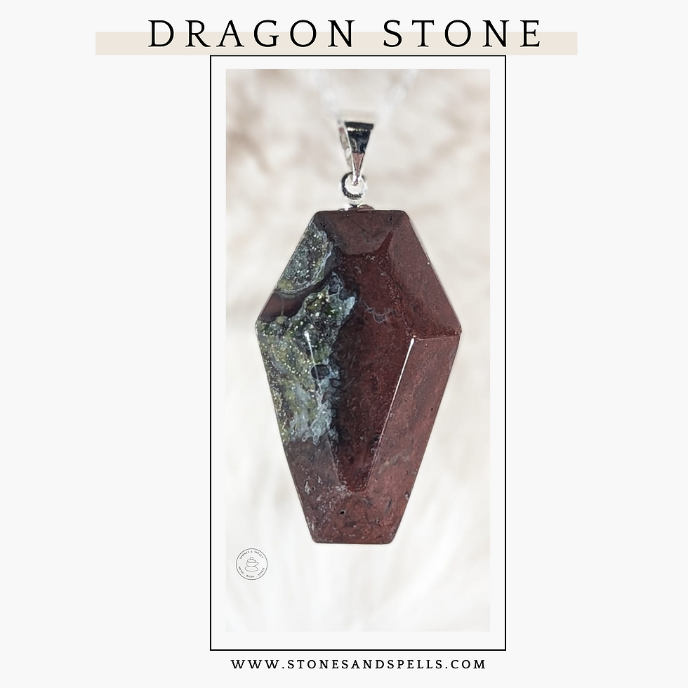 Dragonstone Coffin Pendant