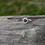 Thumbnail: Black Tourmaline Round Cut & White Topaz 925 Sterling Silver Ring - size 6.5